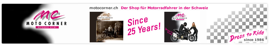 motocorner.ch - Der Shop f�r Motorradfahrer in der Schweiz